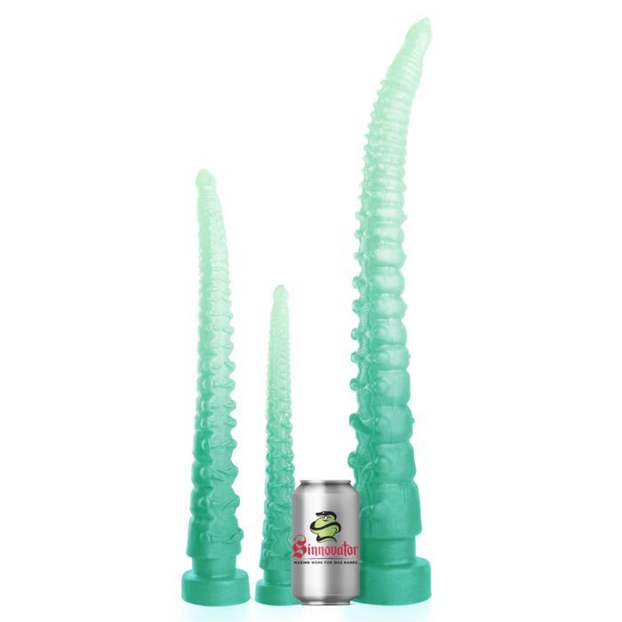 Sinnovator Slither Depth Training Platinum Silicone Dildo 12.6 Inches to 19.5 Inches (3 Sizes) | UberKinky